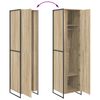 vidaXL Skř&iacute;ň se dveřmi 2 pcs Sonoma 50 x 50 x 200 cm kompozitn&iacute; dřevo