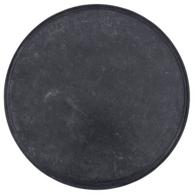 vidaXL Stolní deska černá Ø 60 x 2,5 cm mramor