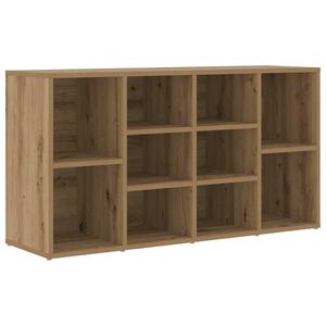 vidaXL Lavička na boty 103 x 30 x 54,5 cm Kompozitn&iacute; dřevo Dub artisan