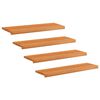 vidaXL Schodi&scaron;ťov&eacute; n&aacute;&scaron;lapy 4 ks 90 x 25 x 2 cm Světle hněd&aacute;