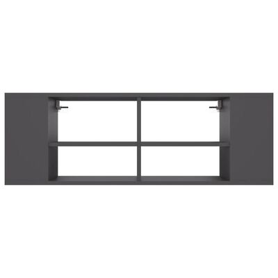 vidaXL Nástěnná TV skříňka šedá 102 x 35 x 35 cm dřevotříska