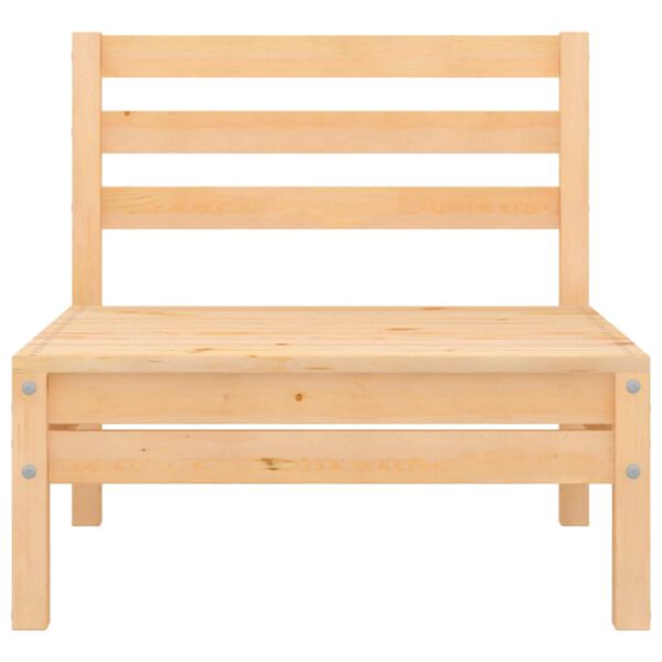 vidaXL 3dílná zahradní sedací souprava masivní borové dřevo