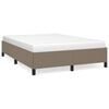 vidaXL R&aacute;m postele bez matrace taupe 140 x 190 cm textil