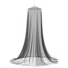 vidaXL Moskyti&eacute;ra na postel 156 mesh Čern&aacute; ⌀56 x 220 cm Polyester