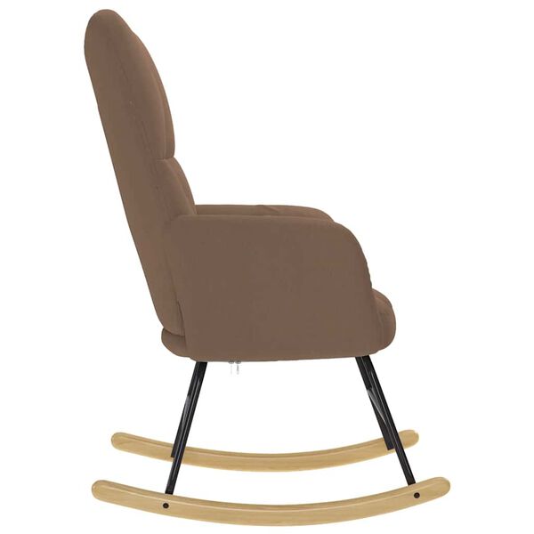 vidaXL Houpac&iacute; křeslo hněd&eacute; textil