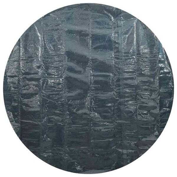 vidaXL Plovoucí PE solární plachta na bazén 527 cm černo-modrá