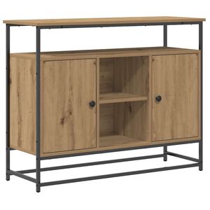 vidaXL Serv&iacute;rovac&iacute; skř&iacute;ň Artisanov&yacute; dub 100 x 35 x 80 cm