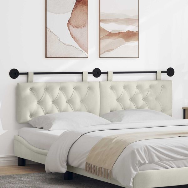 vidaXL Z&aacute;věsn&aacute; čeln&iacute; deska N&aacute;stěnn&yacute; Kr&eacute;mov&aacute; 170 x 55 x 7 cm samet