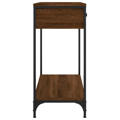 vidaXL Konzolový stolek hnědý dub 75 x 34,5 x 75 cm kompozitní dřevo