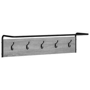 vidaXL Vě&scaron;&aacute;k na kab&aacute;ty &Scaron;ed&yacute; Sonoma 100 x 30 x 25 cm Kompozitn&iacute; dřevo