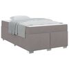 vidaXL R&aacute;m postele Taupe 120 x 200 cm textil