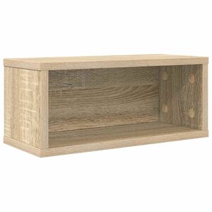 vidaXL &Uacute;ložn&yacute; stojan na CD Dub sonoma 40 x 17 x 17 cm Kompozitn&iacute; dřevo