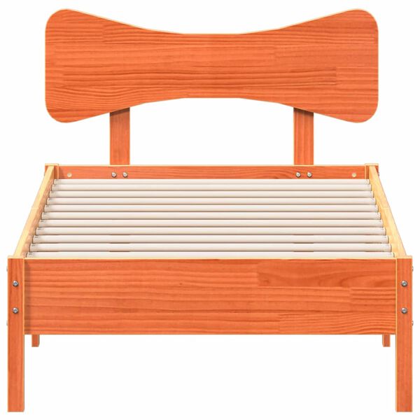 vidaXL Postel bez matrace voskově hněd&aacute; 90 x 200 cm masivn&iacute; borovice