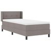 vidaXL Postel s boxspringem s matrac&iacute; Taupe 200 x 100 cm Polyester