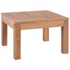 vidaXL Konferenčn&iacute; stolek masivn&iacute; teak př&iacute;rodn&iacute; povrch 60 x 60 x 40 cm