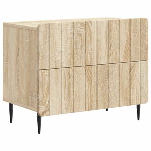 vidaXL Nočn&iacute; skř&iacute;ňka Dub sonoma 62 x 34,5 x 49,5 cm Kompozitn&iacute; dřevo