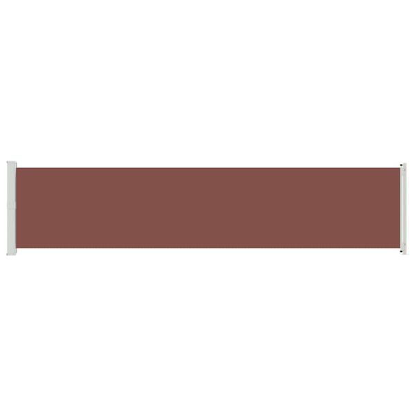 vidaXL Zatahovac&iacute; bočn&iacute; mark&yacute;za / z&aacute;stěna 140 x 600 cm hněd&aacute;
