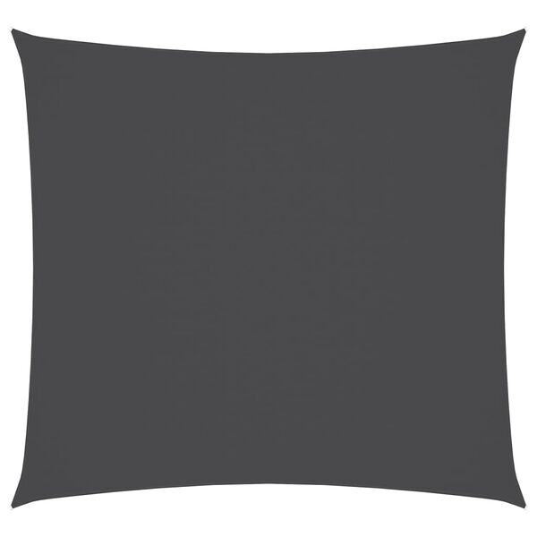 vidaXL St&iacute;n&iacute;c&iacute; plachta oxfordsk&aacute; l&aacute;tka čtvercov&aacute; 6 x 6 m antracitov&aacute;