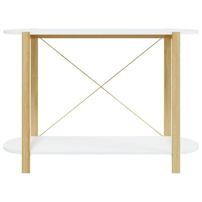 vidaXL Konzolový stolek černý 110x38x75 cm kompozitní dřevo