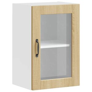 vidaXL Kuchyňsk&aacute; n&aacute;stěnn&aacute; skř&iacute;ňka se skleněn&yacute;mi dv&iacute;řky "Porto"