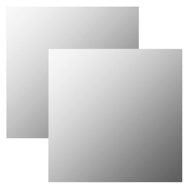 vidaXL Nástěnná zrcadla 2 ks 60 x 60 cm čtvercová sklo