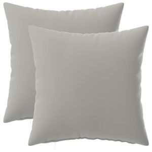 vidaXL Povlak na pol&scaron;t&aacute;ř 2 pcs HEERLEN &Scaron;ed&aacute; 30 x 30 cm Polyester