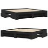 vidaXL R&aacute;m postele bez matrace čern&yacute; 180x200cm Dřevěn&eacute; konstrukce