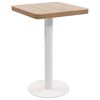 vidaXL Bistro stolek světle hněd&yacute; 50 x 50 cm MDF
