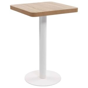 vidaXL Bistro stolek světle hněd&yacute; 50 x 50 cm MDF