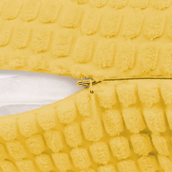 vidaXL Sada pol&scaron;t&aacute;řů 2 ks velur, 45 x 45 cm, žlut&eacute;