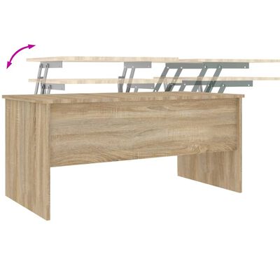 vidaXL Konferenční stolek dub sonoma 102x50,5x46,5 cm kompozitní dřevo