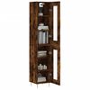 vidaXL Skř&iacute;ň highboard kouřov&yacute; dub 34,5 x 34 x 180 cm kompozitn&iacute; dřevo