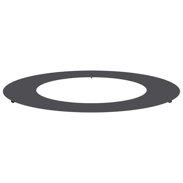 vidaXL vhodn&yacute; pro ploch&yacute; stromov&yacute; kroužek Čern&aacute; &Oslash;50 / 80 cm Ocel