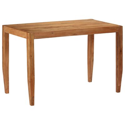 vidaXL Jídelní stůl z masivního akáciového dřeva 120x60x78 cm hnědý