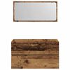 vidaXL Koupelnov&aacute; skř&iacute;ňka se zrcadlem star&eacute;ho dřeva kompozitn&iacute; dřevo