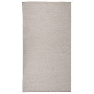 vidaXL Venkovn&iacute; hladce tkan&yacute; koberec 80x150 cm světle &scaron;ed&yacute;