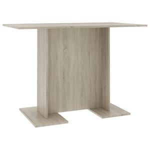 vidaXL J&iacute;deln&iacute; stůl dub sonoma 110 x 60 x 75 cm kompozitn&iacute; dřevo