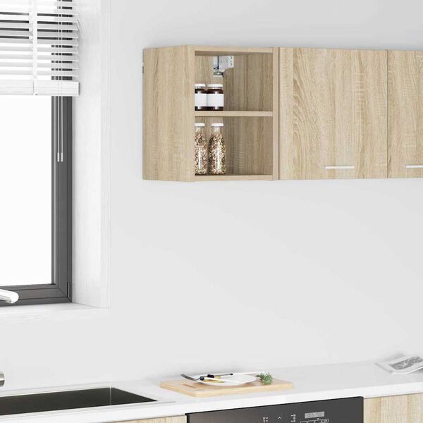 vidaXL Z&aacute;věsn&aacute; skř&iacute;ňka Sonoma dub 30 x 29,5 x 40 cm kompozitn&iacute; dřevo
