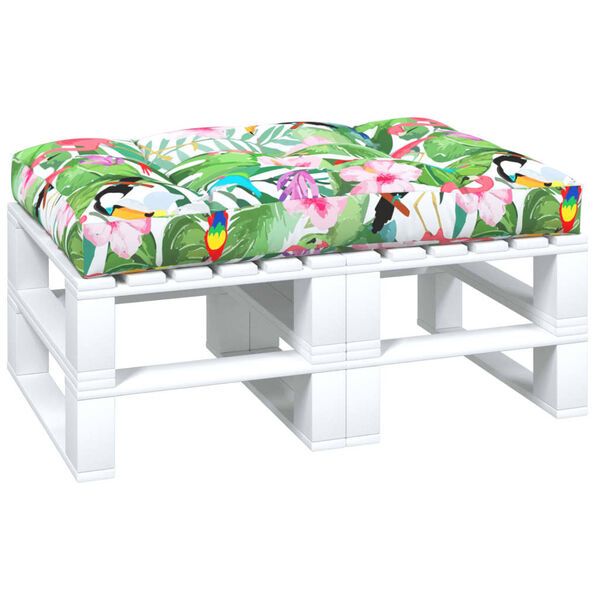 vidaXL Podu&scaron;ka na palety v&iacute;cebarevn&aacute; 120 x 80 x 12 cm textil