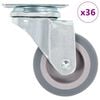 vidaXL 36 ks otočn&aacute; kolečka 50 mm