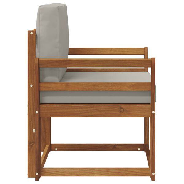 vidaXL Venkovn&iacute; pohovka Masivn&iacute; ak&aacute;ciov&eacute; dřevo a polyester