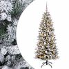 vidaXL Uměl&yacute; v&aacute;nočn&iacute; stromek s v&aacute;nočn&iacute;mi koulemi 150 cm 150 LED