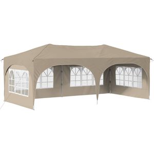 vidaXL P&aacute;rty stan s v&yacute;suvn&yacute;m st&aacute;nkem 575 x 288 x 245 cm Kr&eacute;mov&aacute;