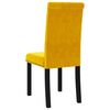 vidaXL J&iacute;deln&iacute; židle 6 ks žlut&eacute; samet