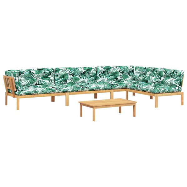 vidaXL 5d&iacute;ln&aacute; zahradn&iacute; paletov&aacute; sedac&iacute; souprava podu&scaron;ky masivn&iacute; ak&aacute;cie