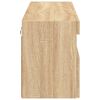 vidaXL N&aacute;stěnn&aacute; TV skř&iacute;ňka s LED osvětlen&iacute;m dub sonoma 100x30x40 cm