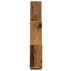 vidaXL Nástěnná police kostky old wood 78x15x93 cm kompozitní dřevo