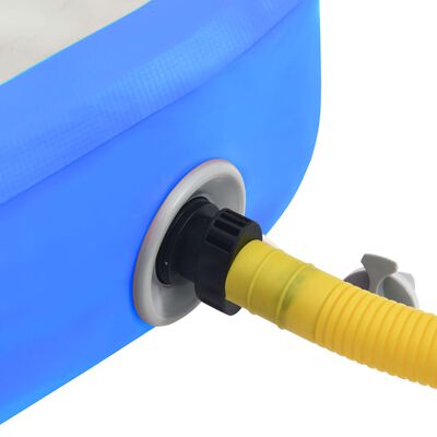 vidaXL Nafukovací žíněnka s pumpou 200 x 200 x 10 cm PVC modrá
