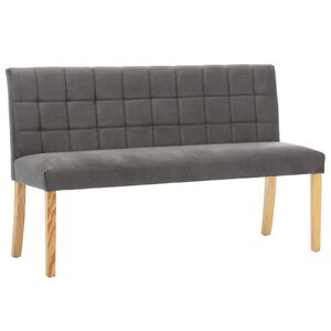 vidaXL Lavice 140 cm &scaron;ed&aacute; samet