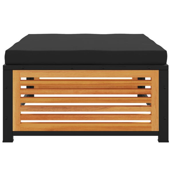 vidaXL Zahradn&iacute; stolička s podu&scaron;kou 68 x 68 x 30 cm masivn&iacute; ak&aacute;cie